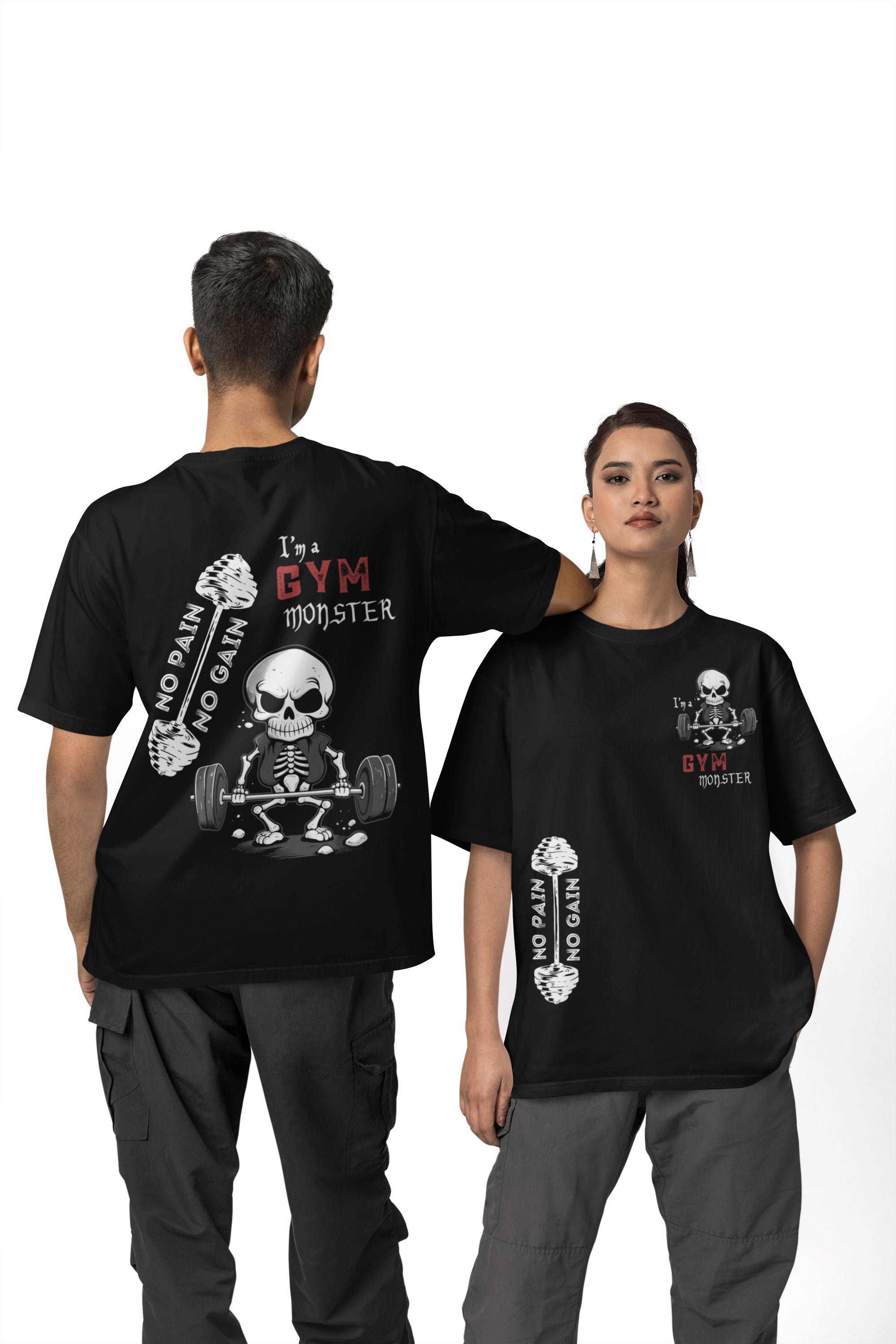 GYM Bones Unisex (Oversized) T-Shirt