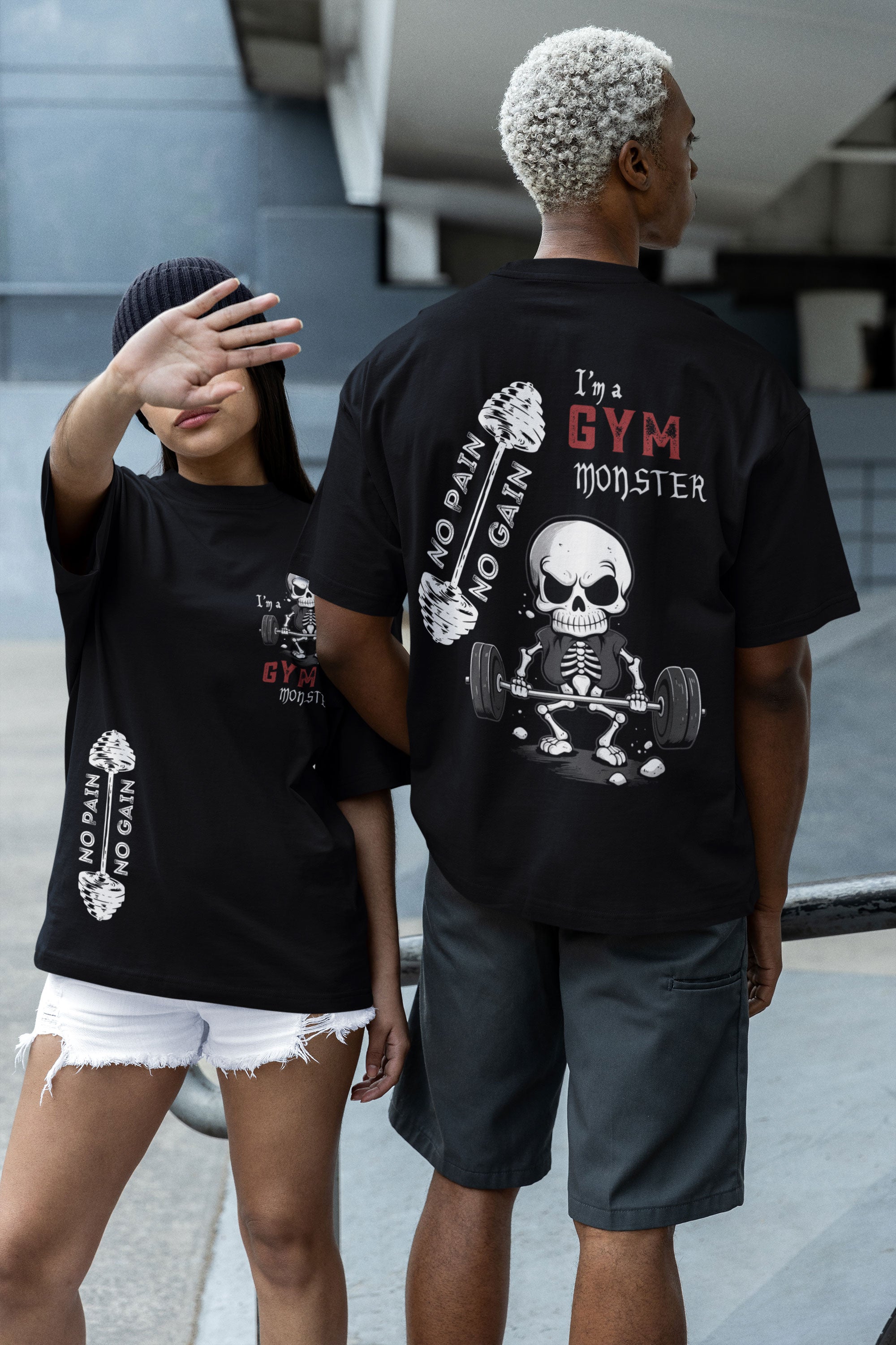 GYM Bones Unisex (Oversized) T-Shirt