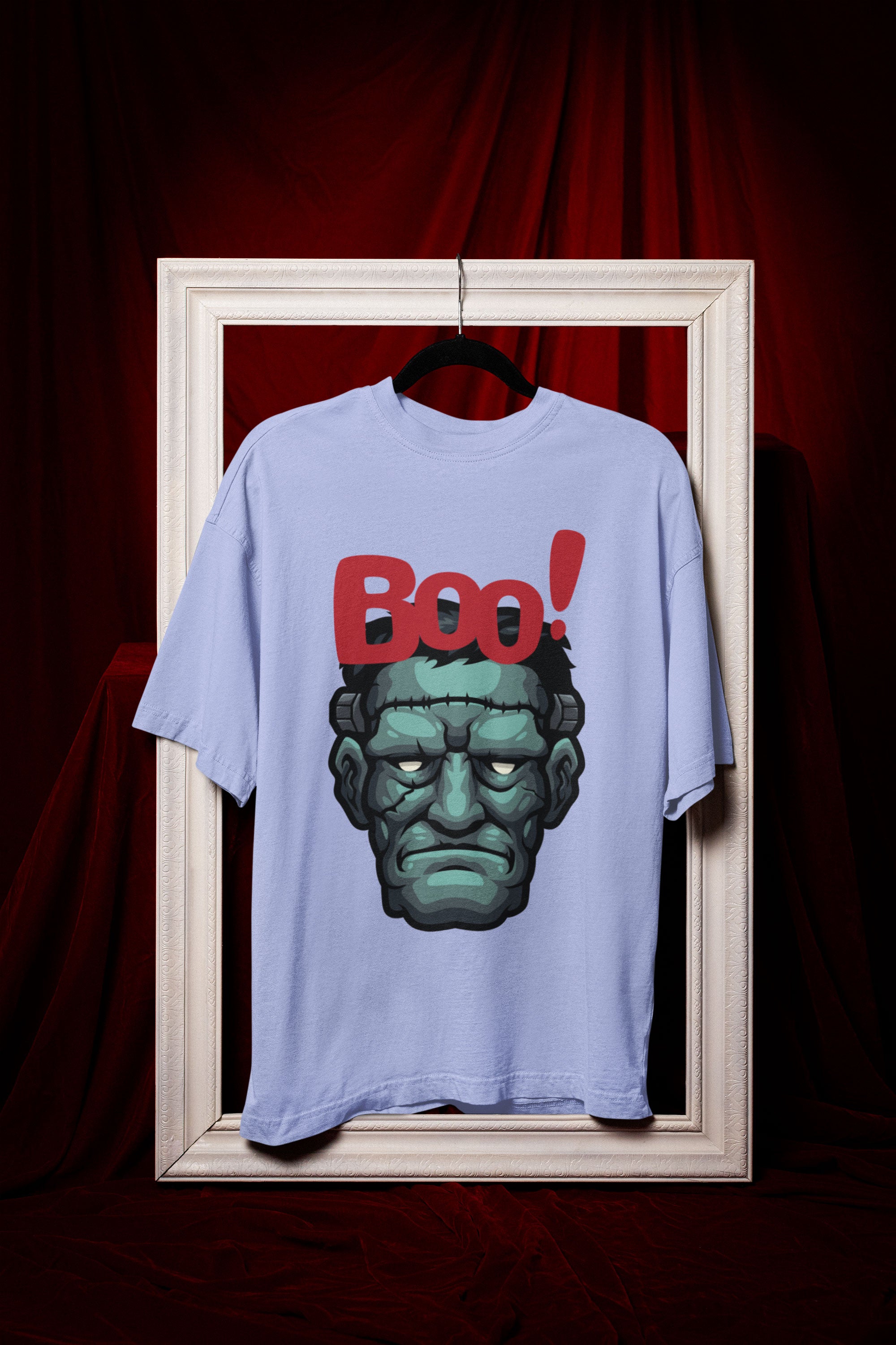 Frankenstein Boo! Unisex T-Shirt (Oversized)