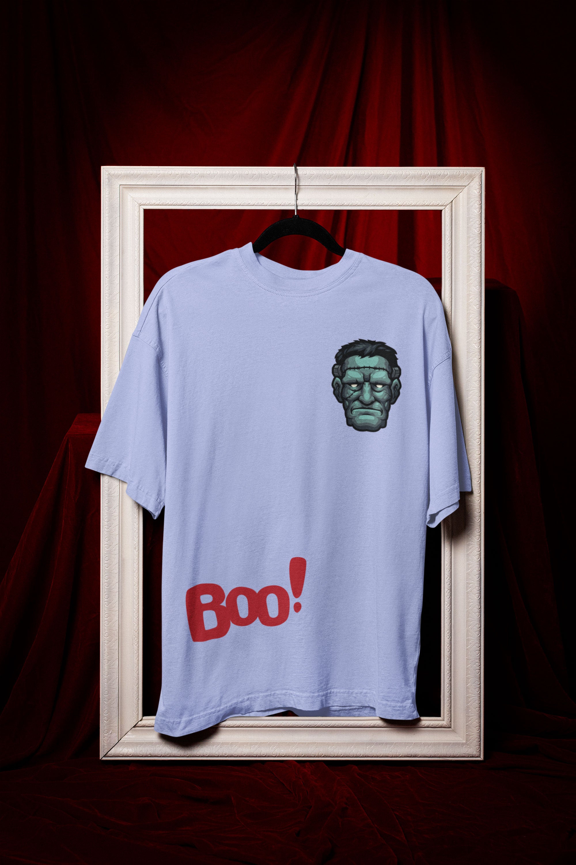 Frankenstein Boo! Unisex T-Shirt (Oversized)