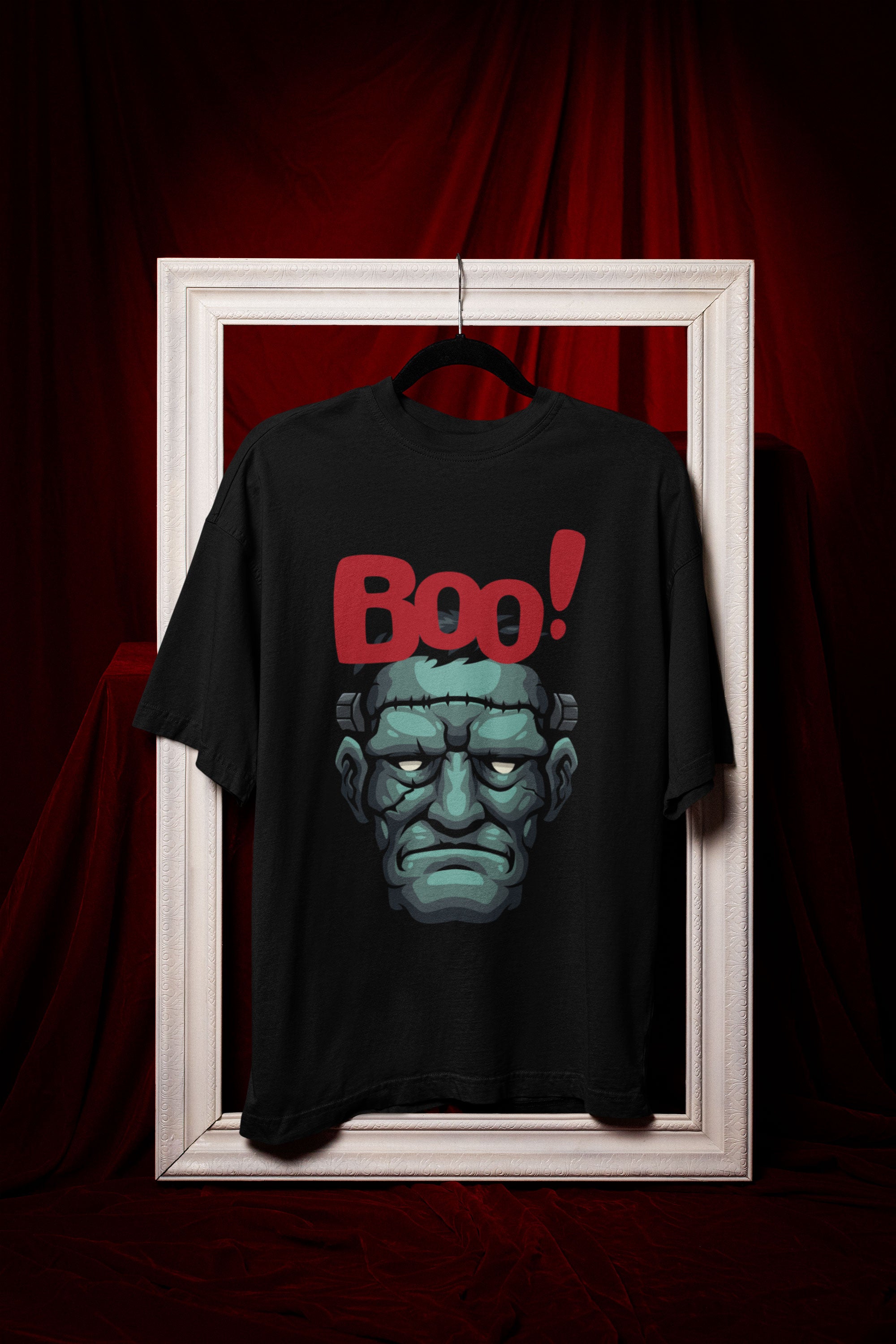 Frankenstein Boo! Unisex T-Shirt (Oversized)