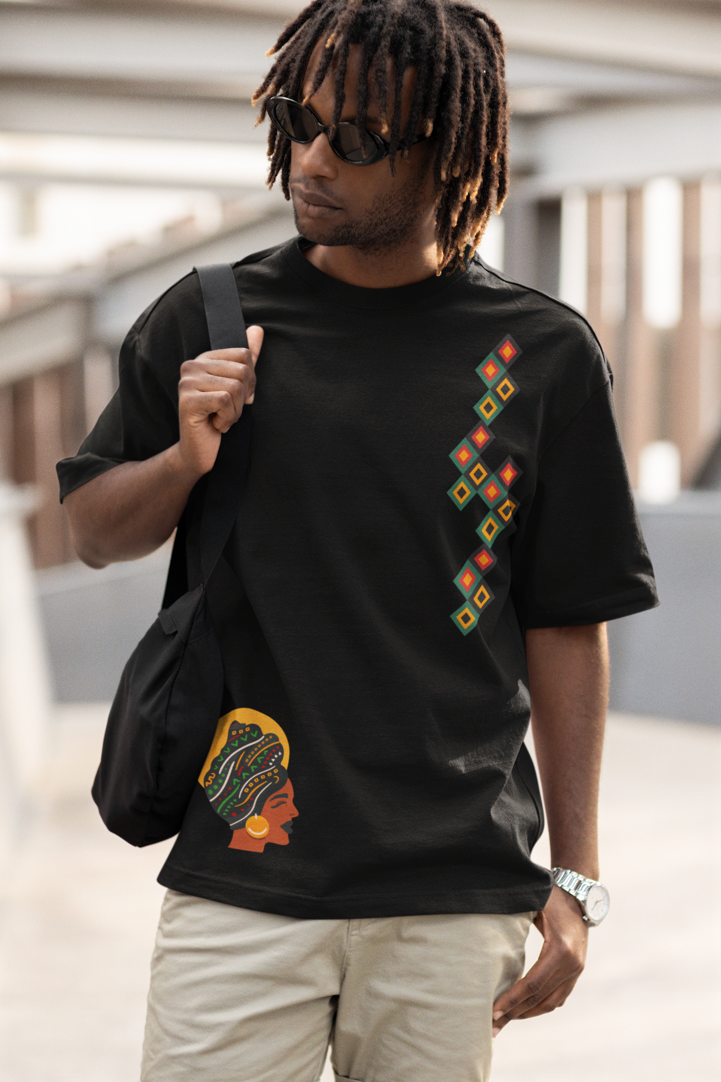 Traditional Afro Funky Pattern T-Shirt