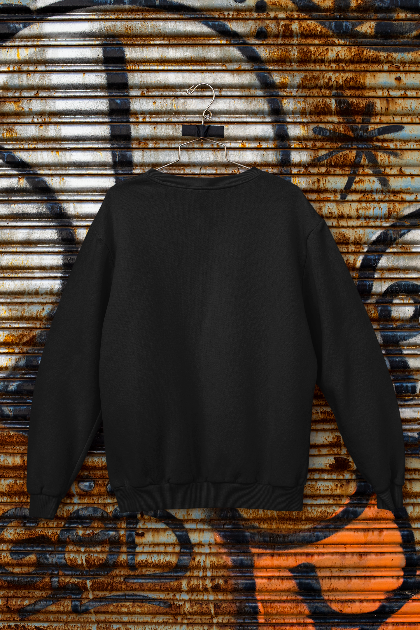 Brave Black Sweatshirt (Unisex) Pure Cotton 380 GSM Winter Wear