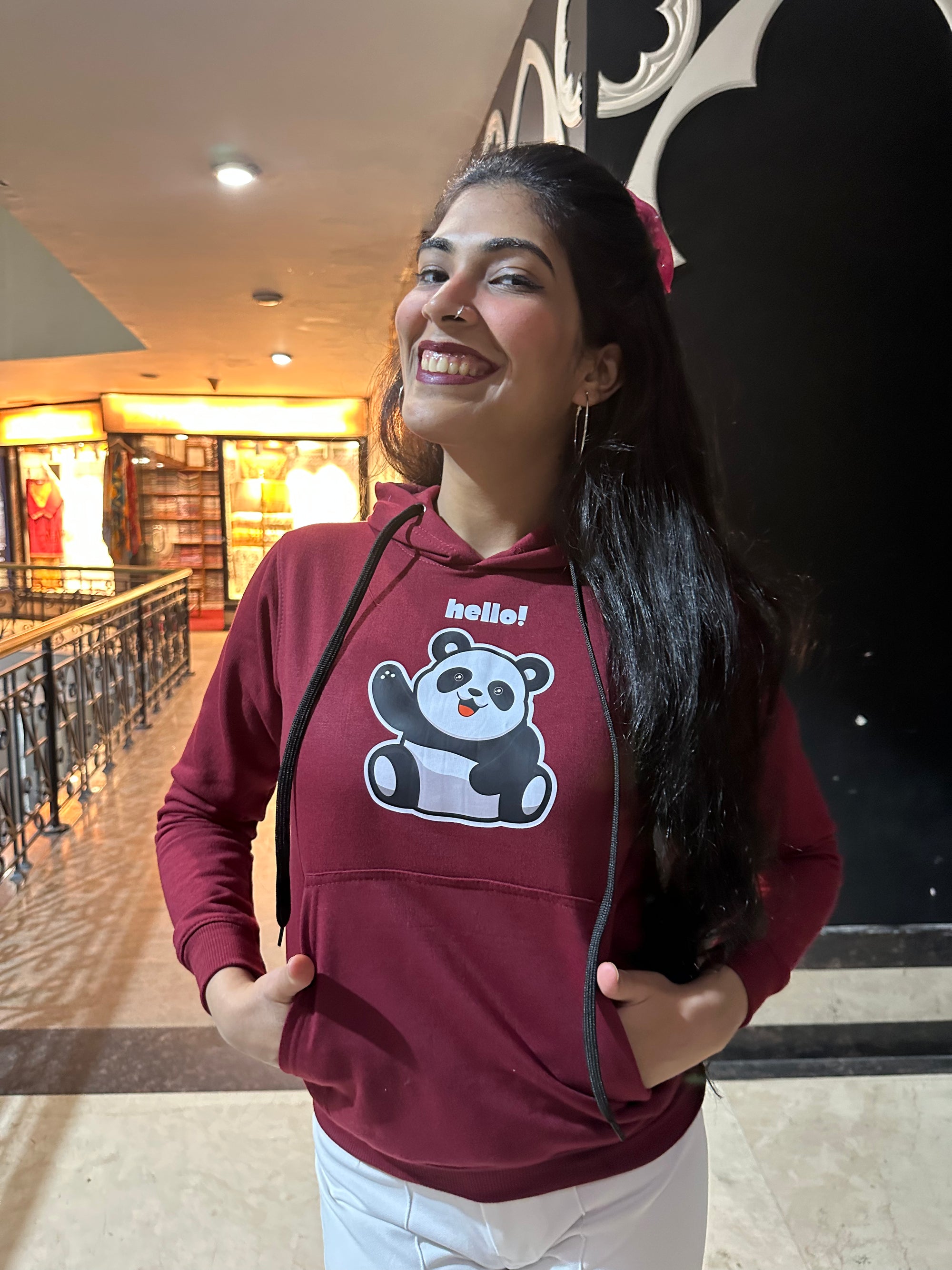 Hello Panda Women&#39;s Hoodie