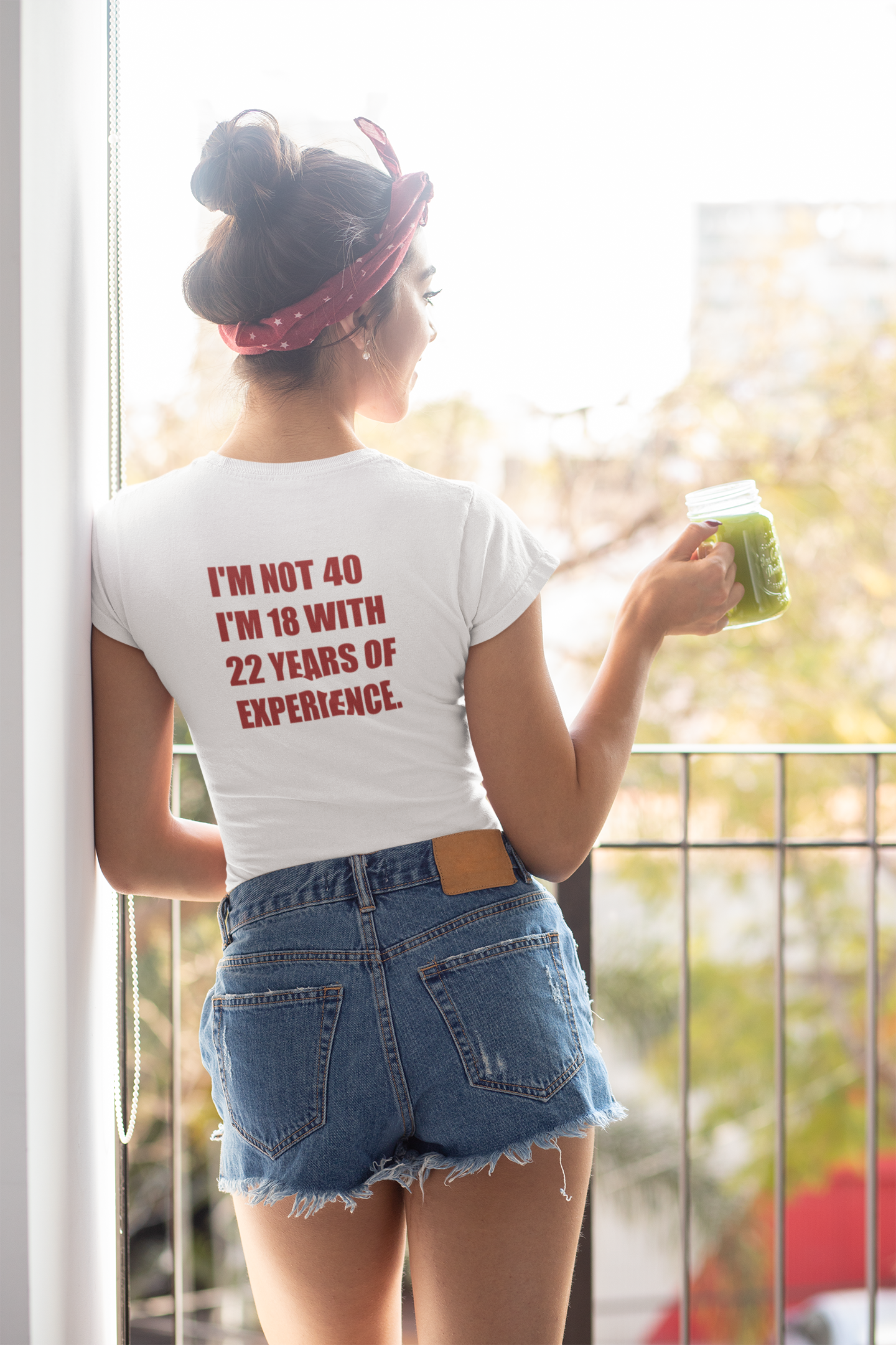 Not 40 Text T-Shirt