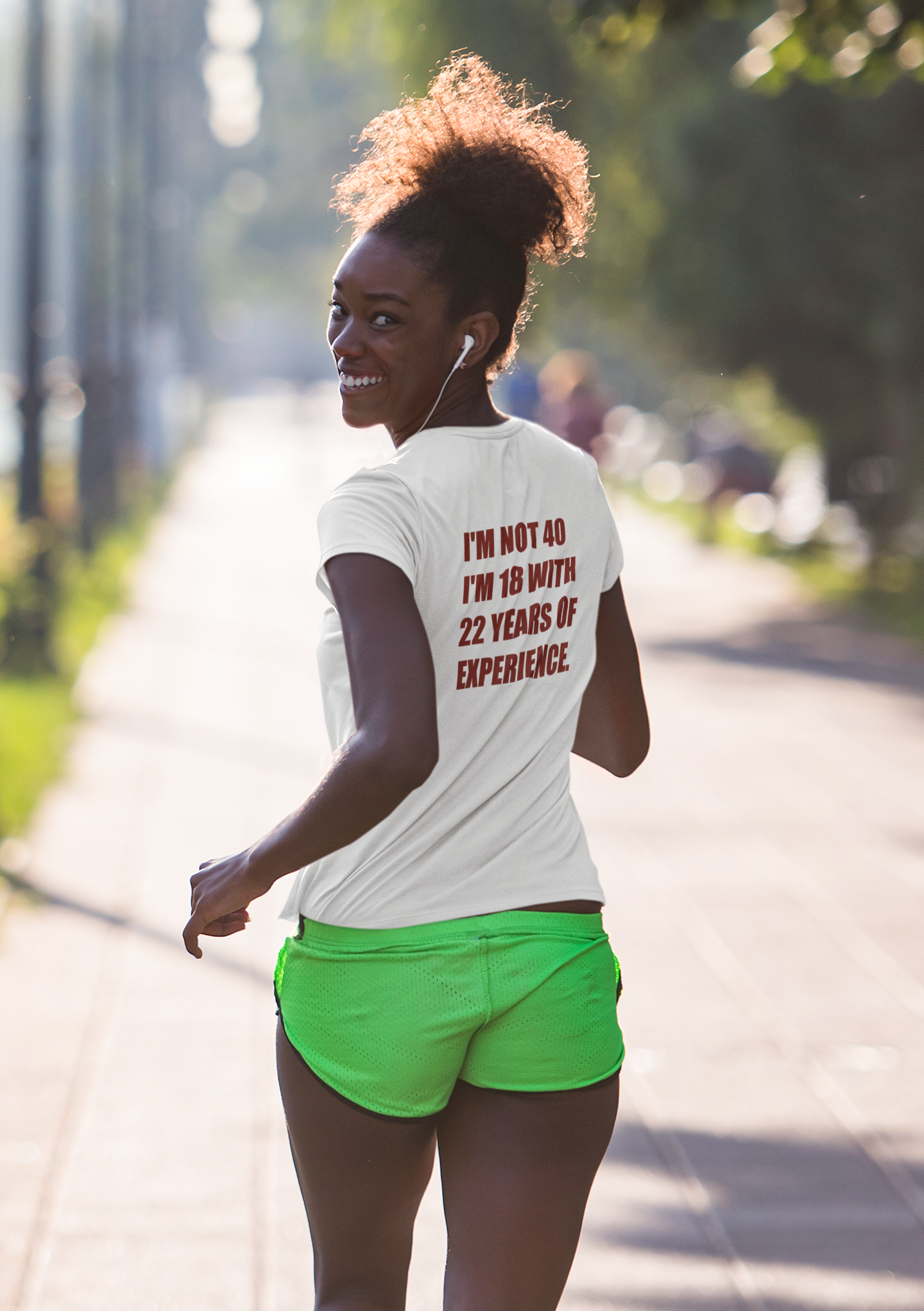 Not 40 Text T-Shirt