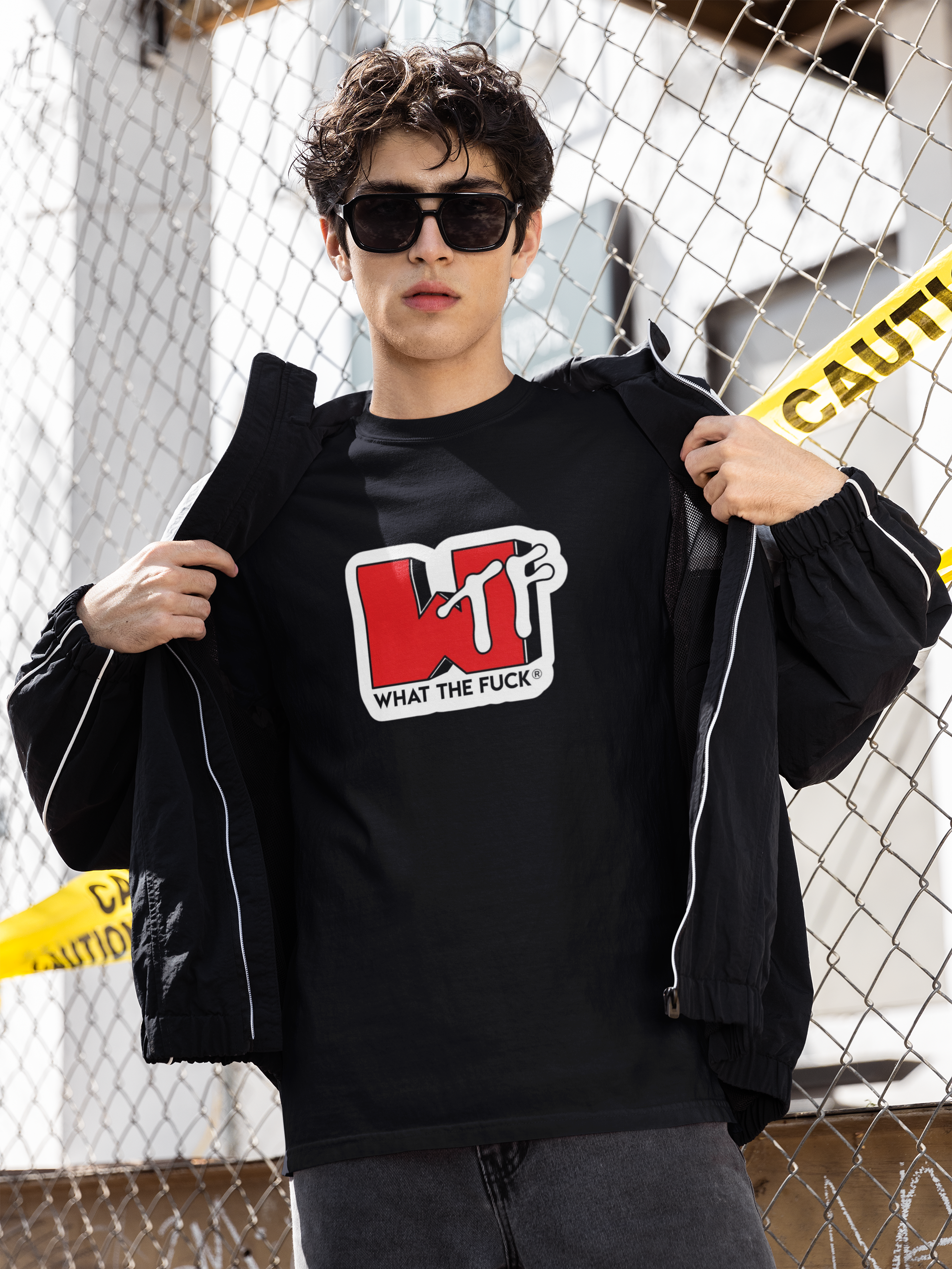 WTF Print Regular Fit Unisex T-Shirt